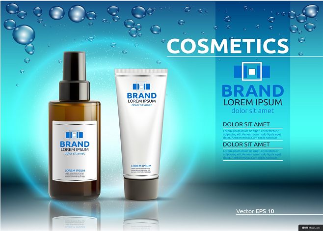 身體乳 化妝品 自然 精油 美容產(chǎn)品 包裝 美妝海報(bào)廣告海報(bào)平面設(shè)計(jì)